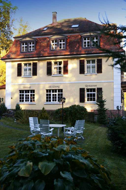 Staatsbad Brückenau Rhoen Hotel Waldcafe St. Georg מראה חיצוני תמונה